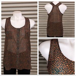 Mine size medium sheer with pattern top